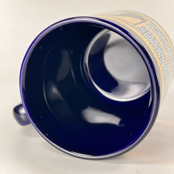 Culver Kennedy Space Center Ceramic Coffee Cup Mug Blue Gold NASA Space Shuttle - Picture 11 of 14